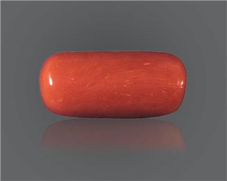 Red Coral Natural Certified 13.81 RTS ( 8161 )